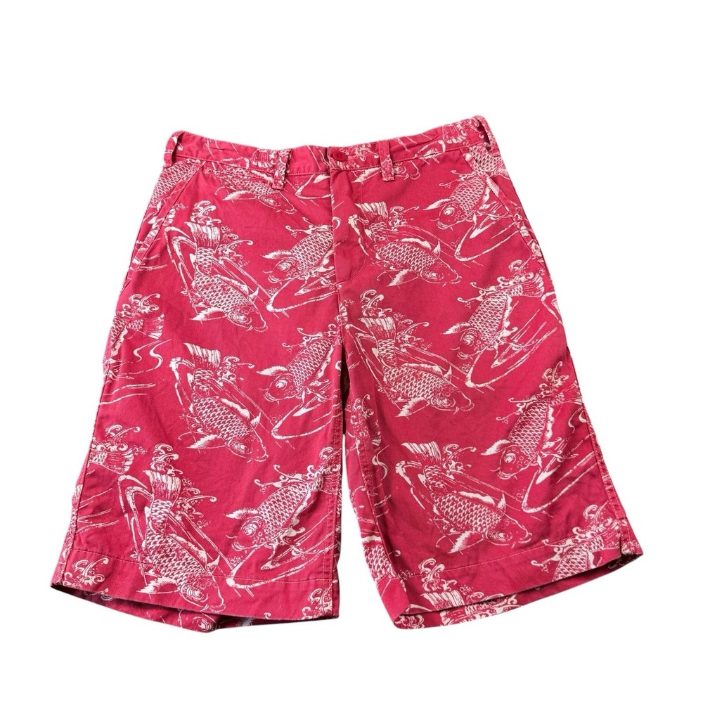 Polo Ralph Lauren Red Koi AOP Chino Short Size Men’s 30 Relaxed Fit